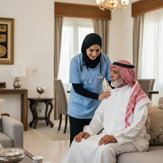 خدمات رعاية المسنين في المنزل في المملكة العربية السعودية