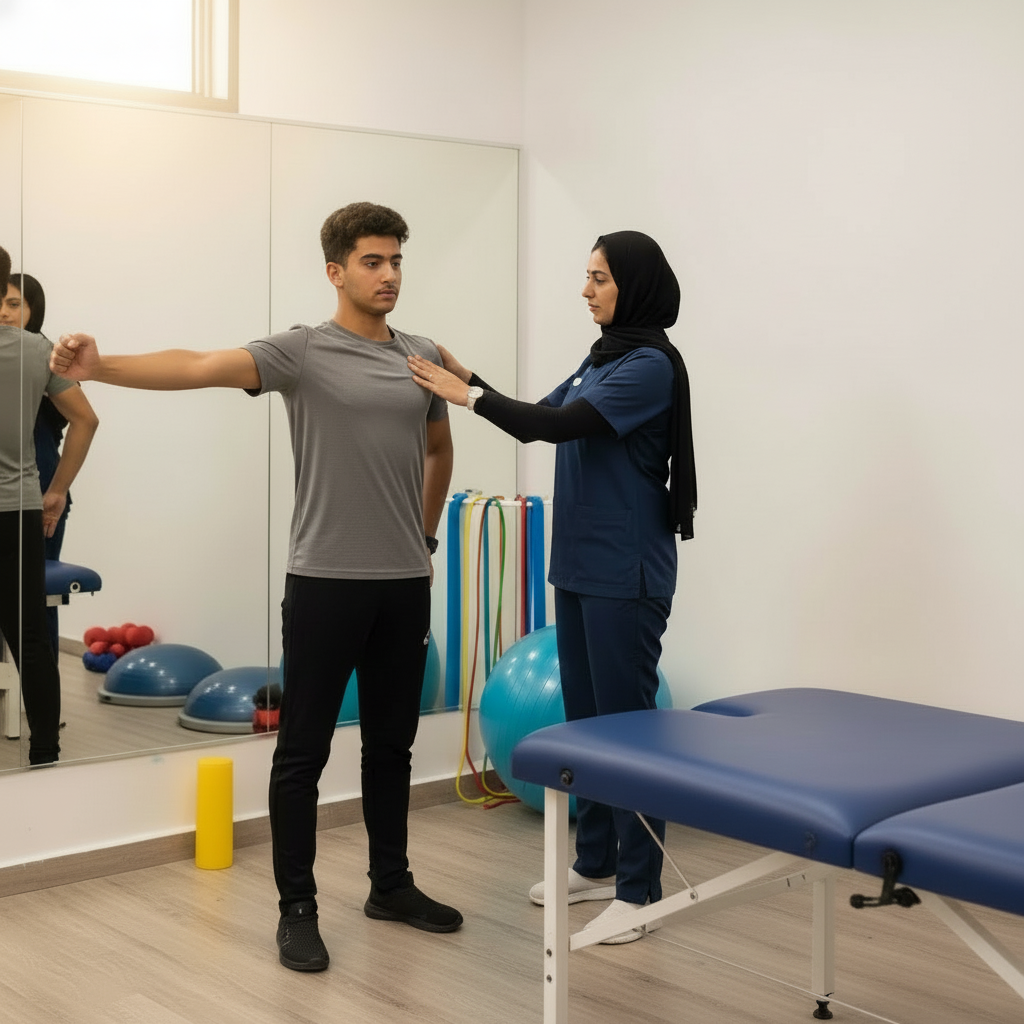 العلاج الطبيعي- لتصحيح وضعية الجسم