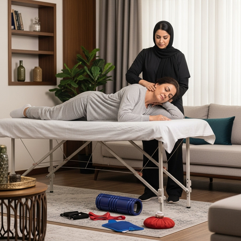 علاج طبيعي لآلام الرقبة بواسطة أخصائي معتمد بالرياض
