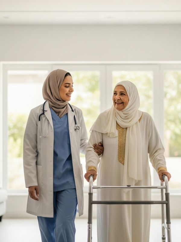 Homecare caregiver service for elderly – Capstone Homecare | خدمات رعاية منزلية لكبار السن – كابستون
