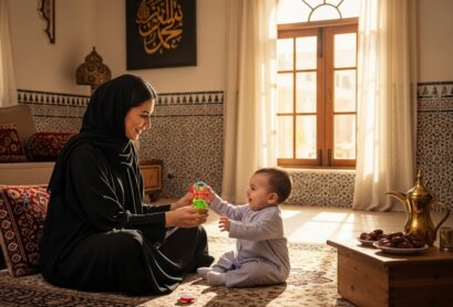 saudi-arab-kids-nurse-doctor-home-childcare Nurse and doctor taking care of children in Saudi Arabia, providing safe and