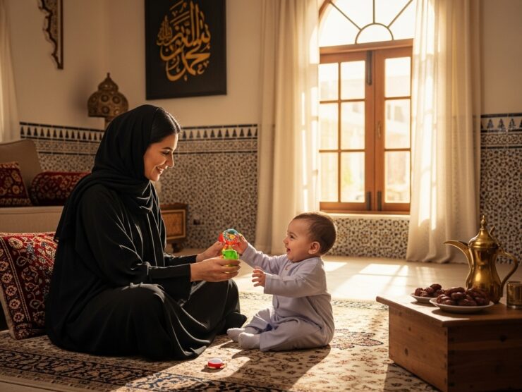 Nurse and doctor taking care of children in Saudi Arabia, providing safe and