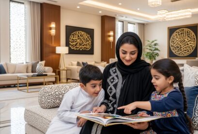 Babysitter 03 Professional babysitter trained in first aid and CPR, providing safe childcare.